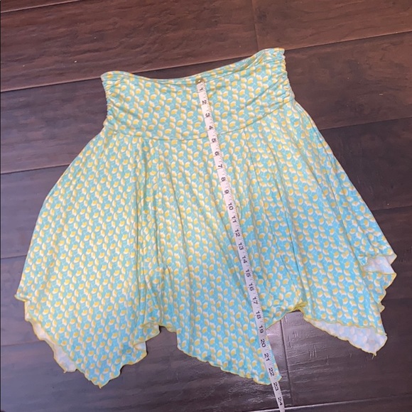 DVF stingray print silk ruffled waterfall skirt 6 - Picture 7 of 8